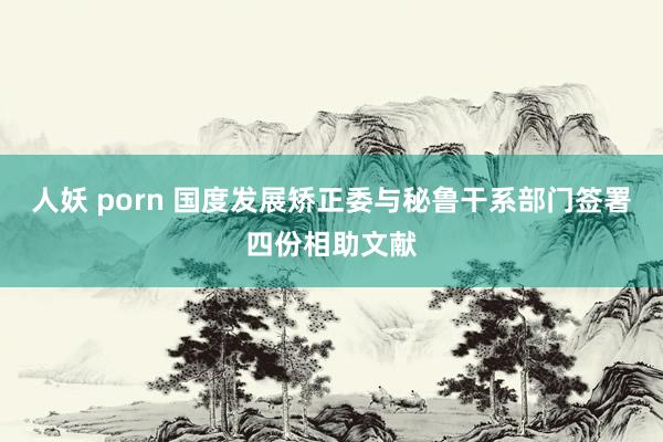 人妖 porn 国度发展矫正委与秘鲁干系部门签署四份相助文献